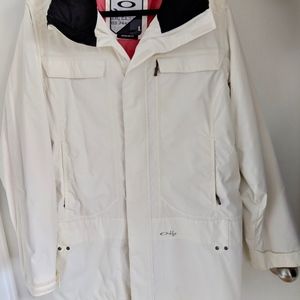 Oakley Women White Ski Jacket
